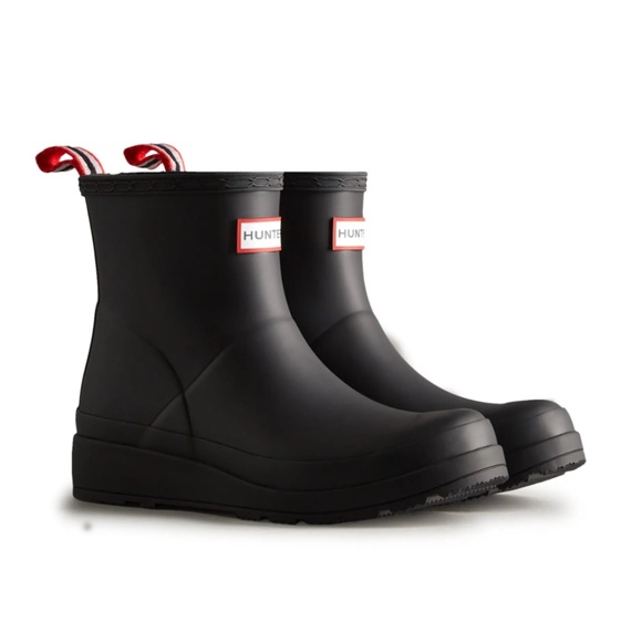Hunter Shoes - LIKE NEW Hunter Women's PLAY™ Short Rain Boots in Black (Size US 6 / EU 37)